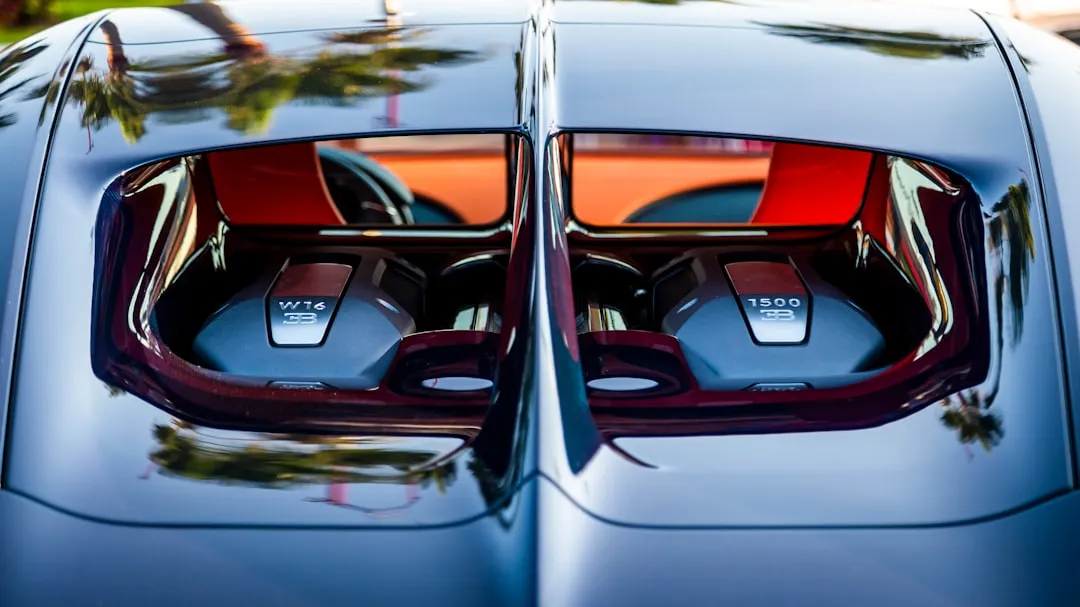 Bugatti Mistral open cockpit interior featuring hand-stitched leather, carbon fibre trim and bespoke La Maison customisation