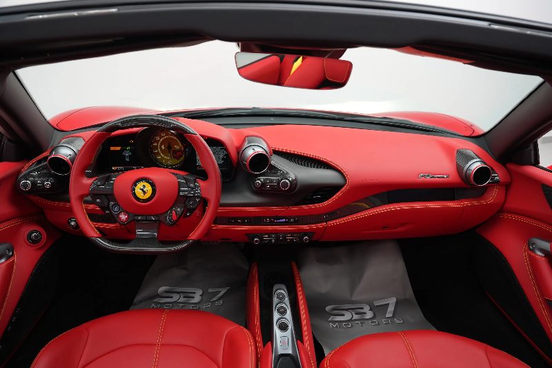 2022 Ferrari F8 Spider V8 Turbo Hele - with Carbon Fsh Exhaust System with Service Contract thumbnail 11