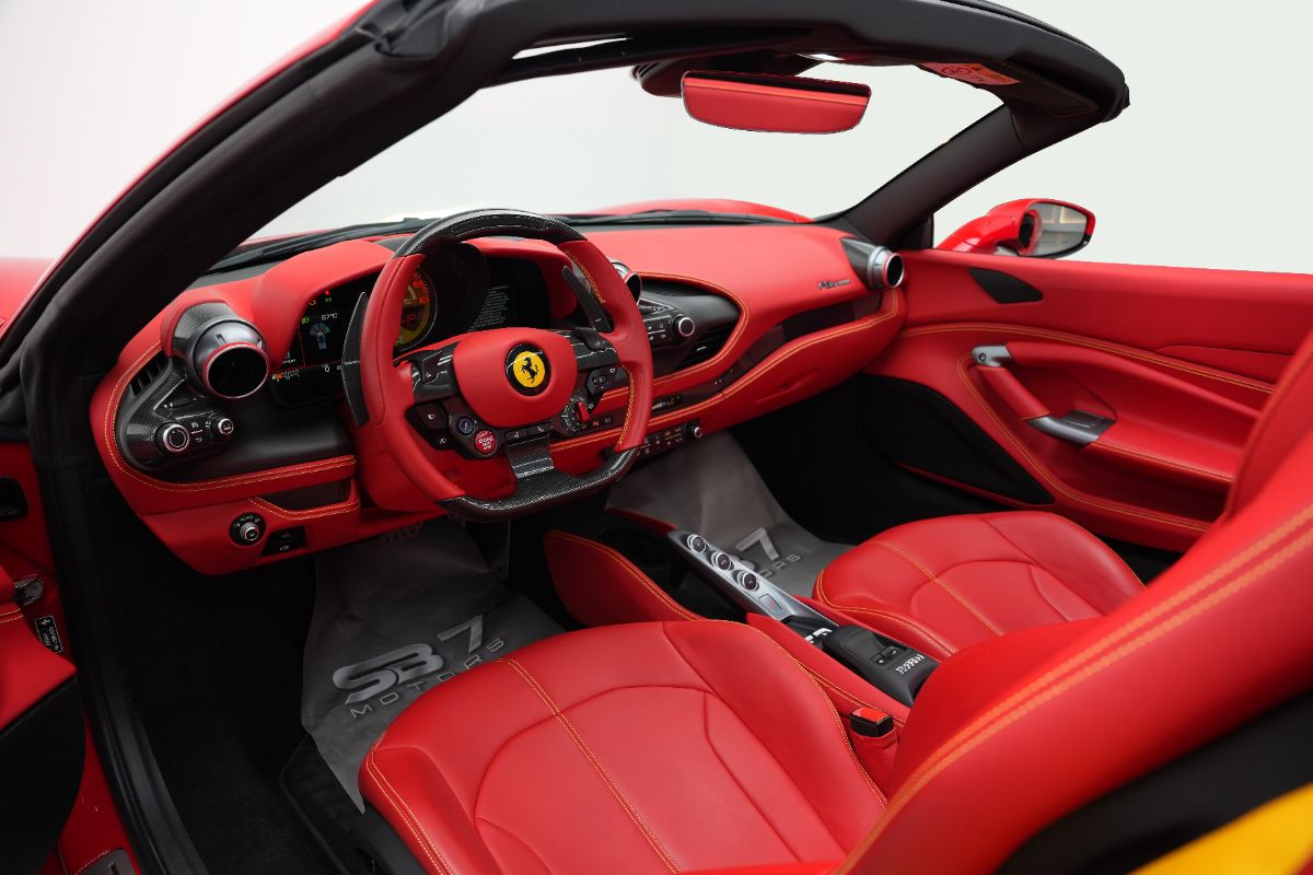 2022 Ferrari F8 Spider V8 Turbo Hele - with Carbon Fsh Exhaust System with Service Contract thumbnail 8