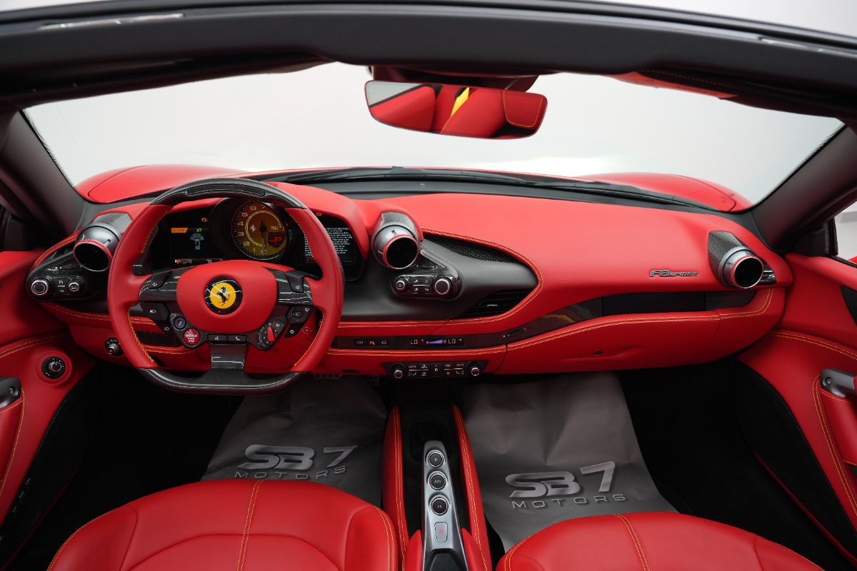 2022 Ferrari F8 Spider V8 Turbo Hele - with Carbon Fsh Exhaust System with Service Contract thumbnail 11