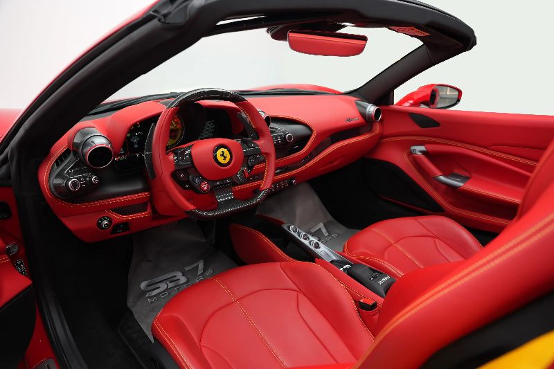 2022 Ferrari F8 Spider V8 Turbo Hele - with Carbon Fsh Exhaust System with Service Contract thumbnail 8